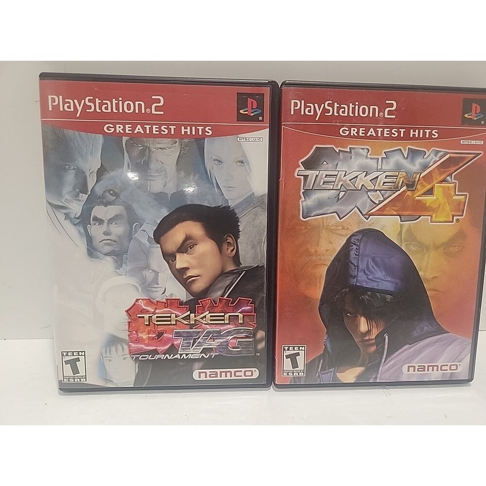Tekken 4 (Sony PlayStation 2, 2002) PS2 CIB Complete And Tekken Tag Tournament